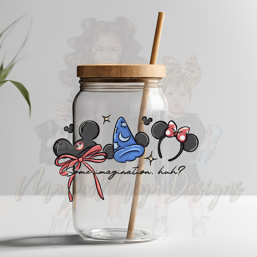 M MOUSE SOME IMAGINATION UVDTF DECAL