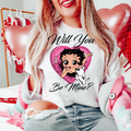 BETTY B WILL YOU BE MINE BLACK DTF TRANSFERS