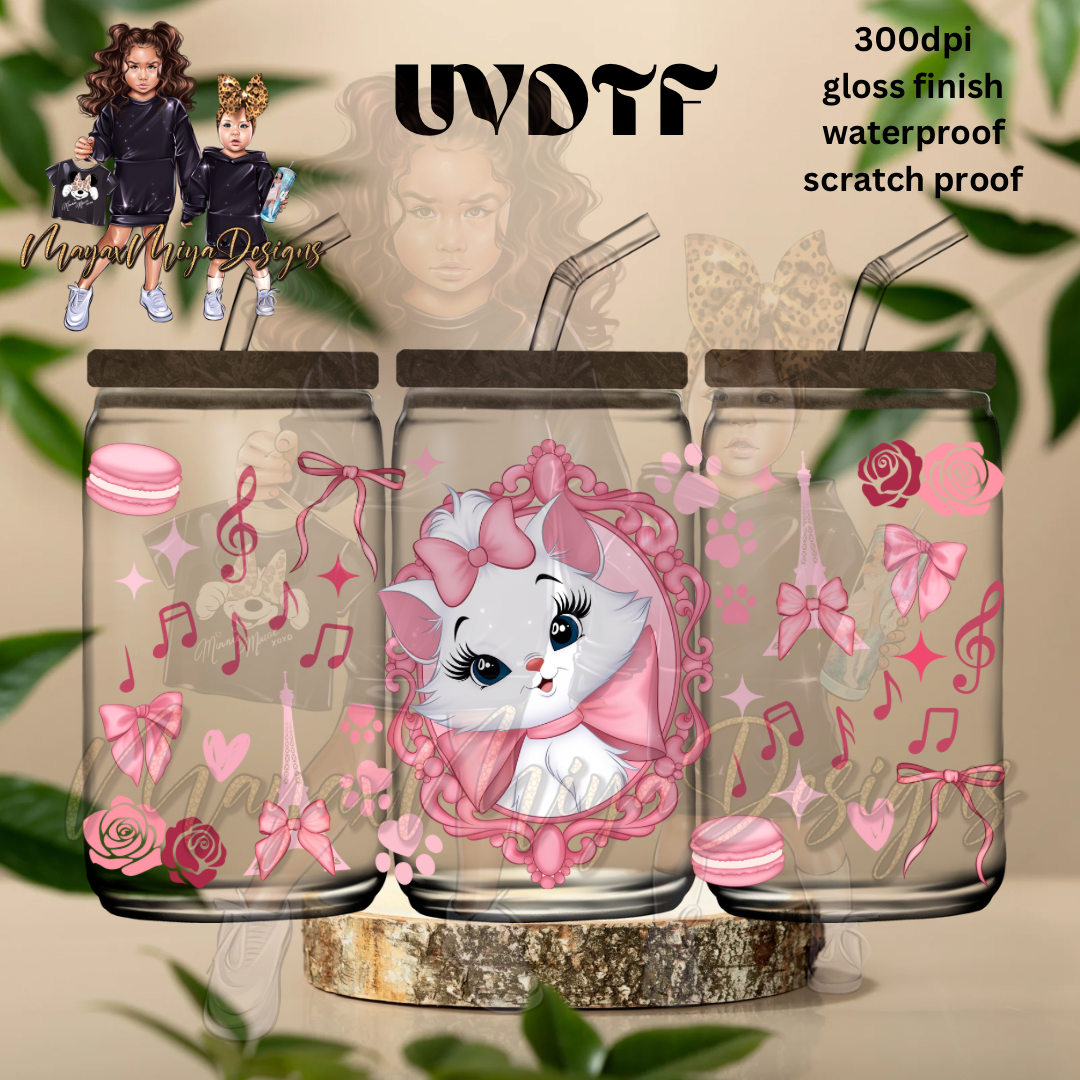 M PINK DECORATIONS UVDTF WRAP