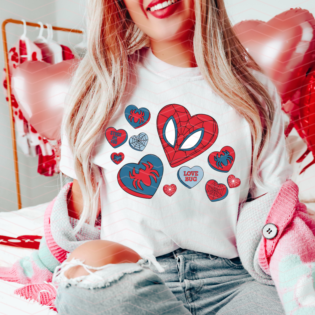 SPDRMN HEARTS DTF TRANSFERS