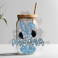 M MAMA DARK BLUE UVDTF DECAL
