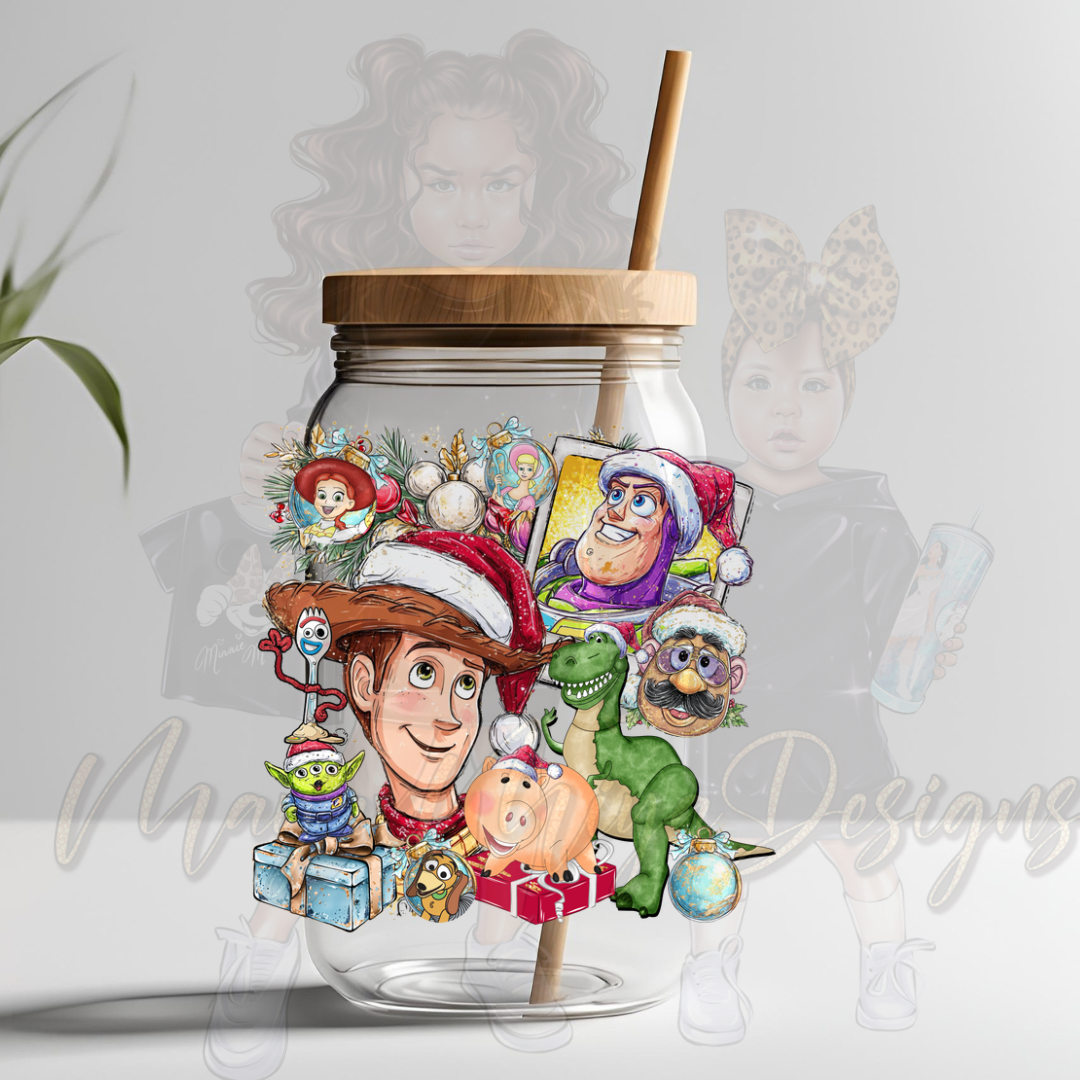 T STORY CHRISTMAS FRIENDS UVDTF DECAL