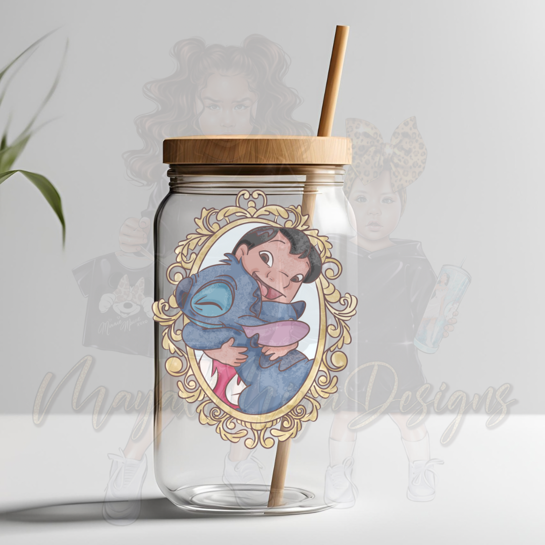 L & ST MIRROR FRIENDS UVDTF DECAL