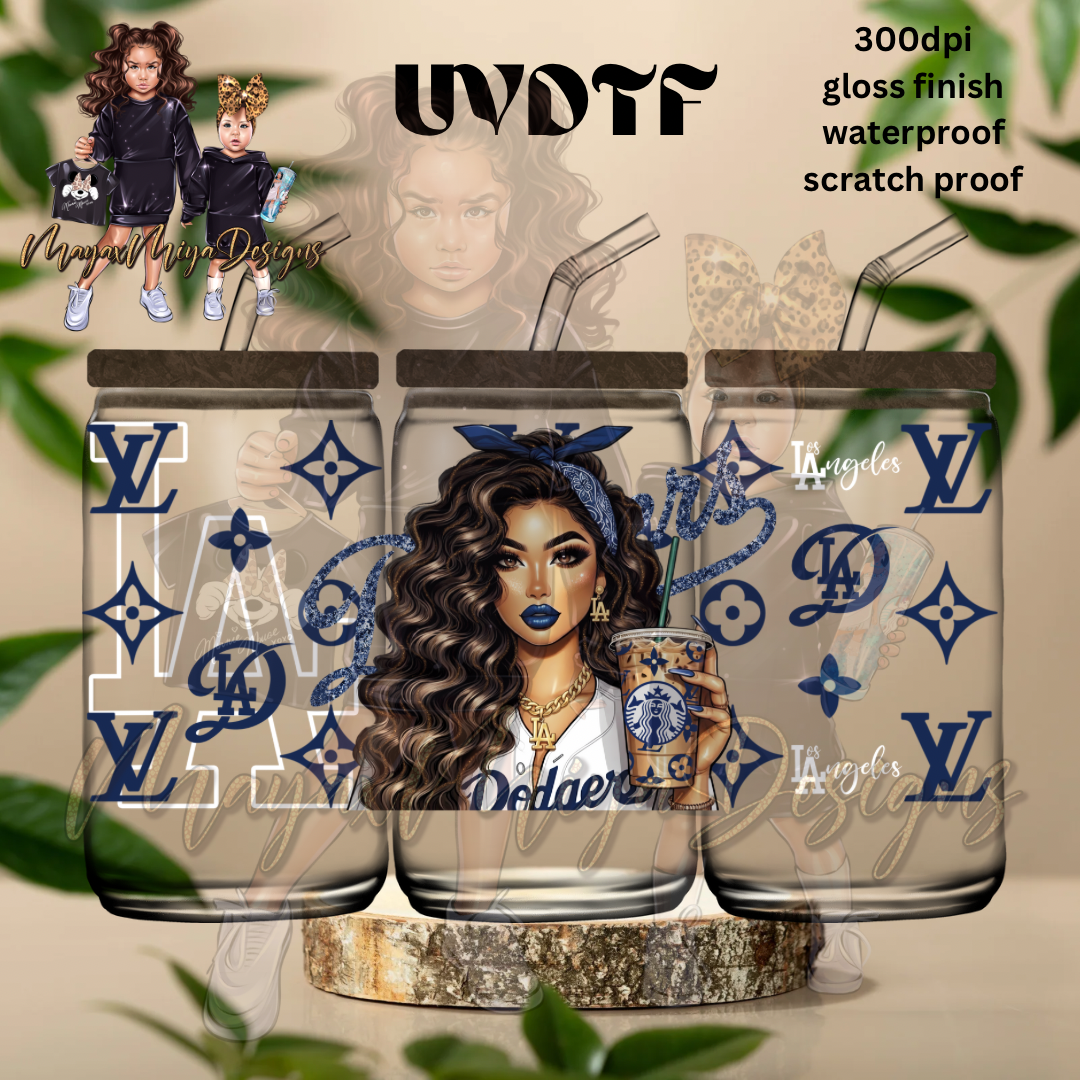 LAD LV COFFEE GIRLY UVDTF WRAP