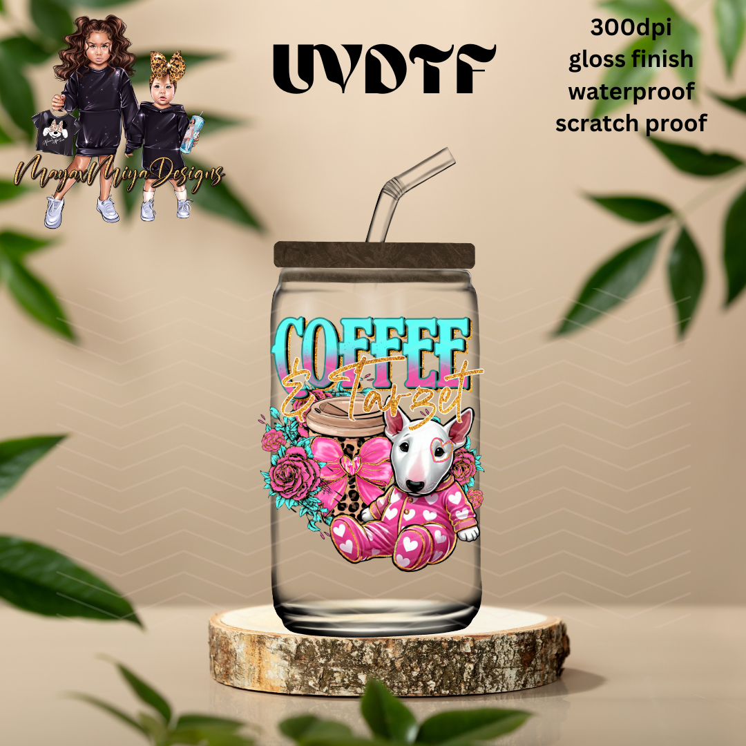 COFFEE & TARGET UVDTF DECAL
