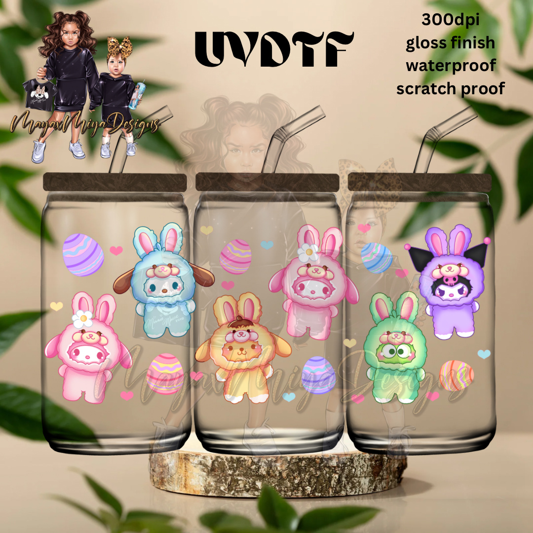 HK EASTER BUNNY FRIENDS UVDTF WRAP