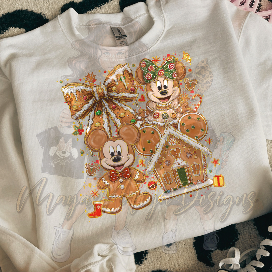 M & M GINGERBREAD HOME DTF TRANSFERS