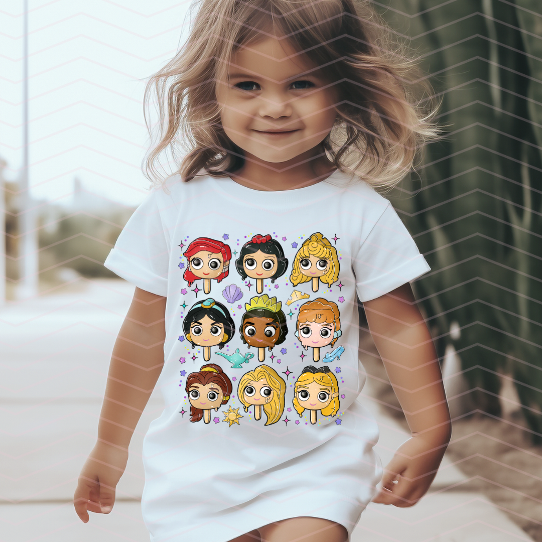 PRINCESS POPSICLES KIDS DTF