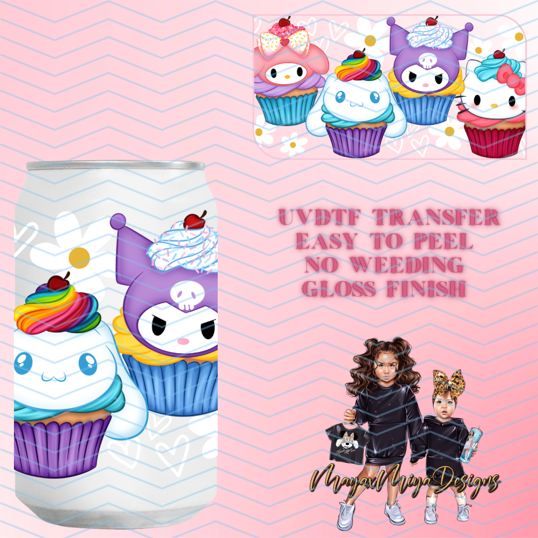 SR FRIENDS CUPCAKES UVDTF WRAP