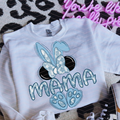 M MAMA LIGHT BLUE DTF TRANSFERS