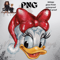GIRL DDUCK XMAS BALLOON PNG