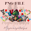 DINO AUTISM AWARENESS PNG WRAP