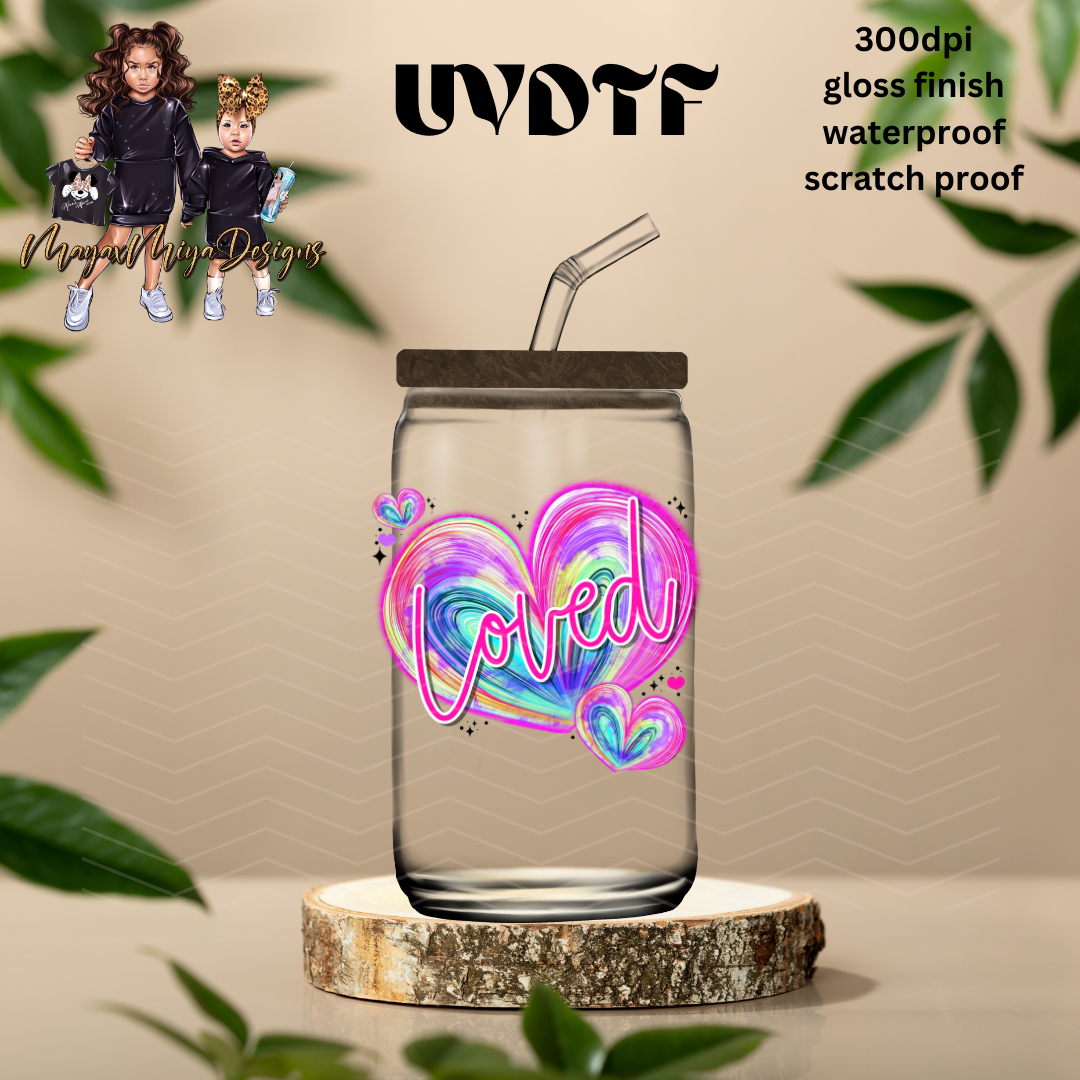 LOVED UVDTF DECAL