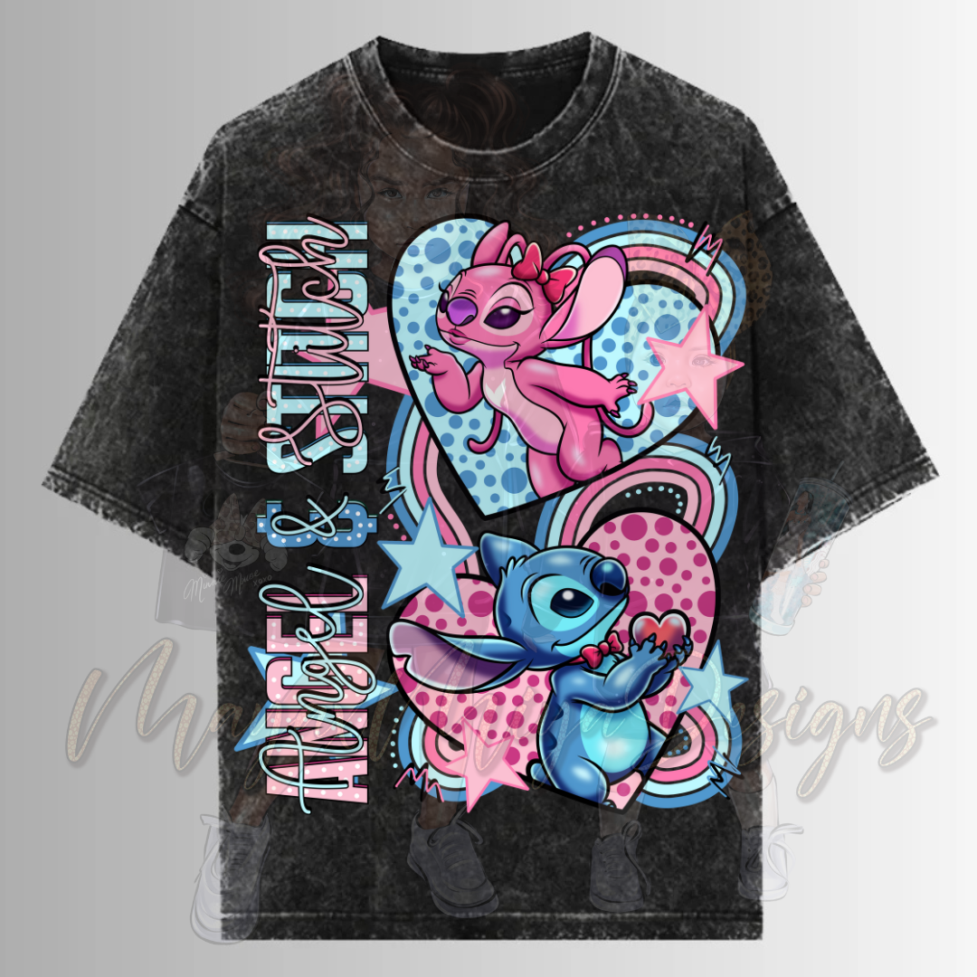 ST & A COLORFUL HEARTS DTF TRANSFERS