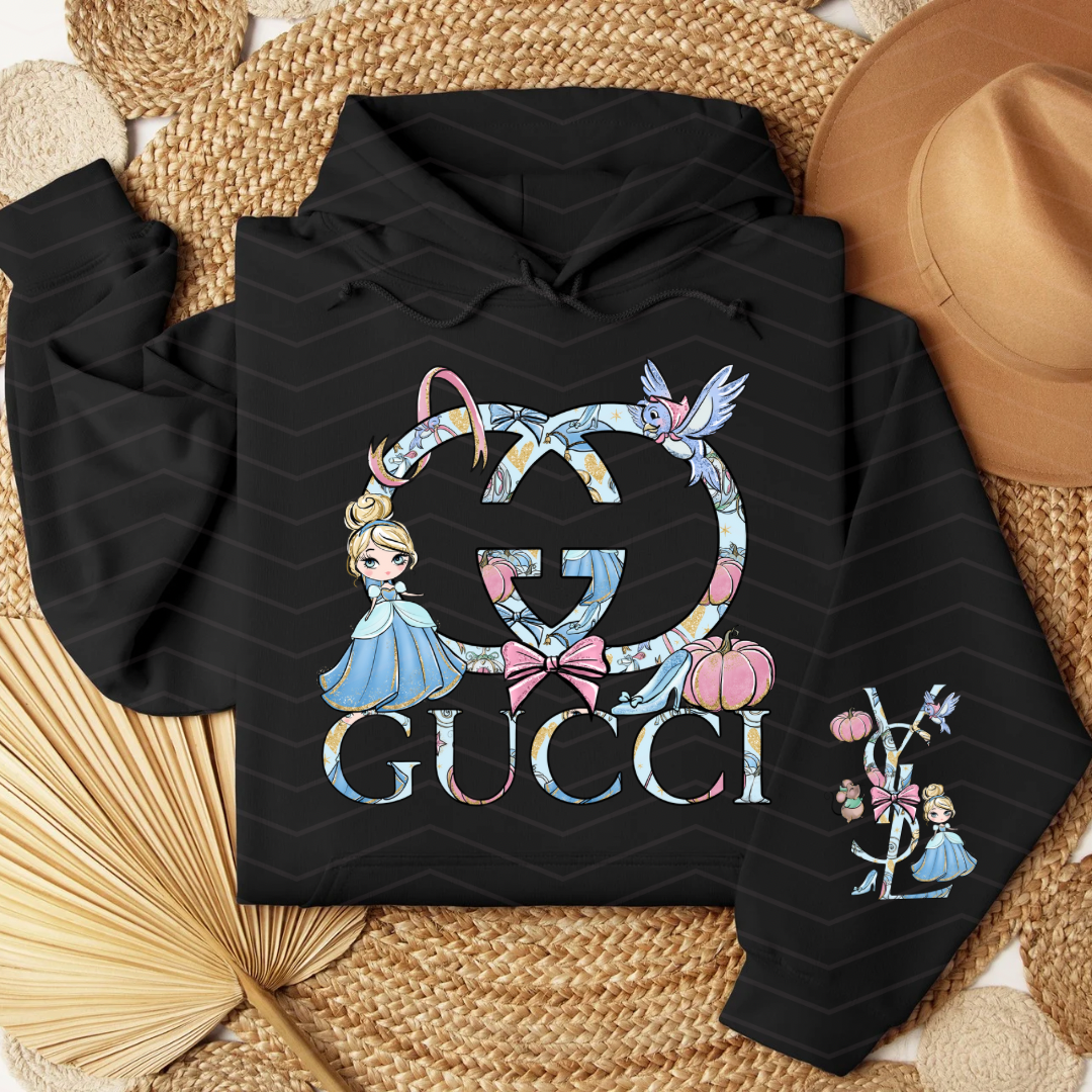 PRINCESS C GUCCI DTF TRANSFER W SLEEVE