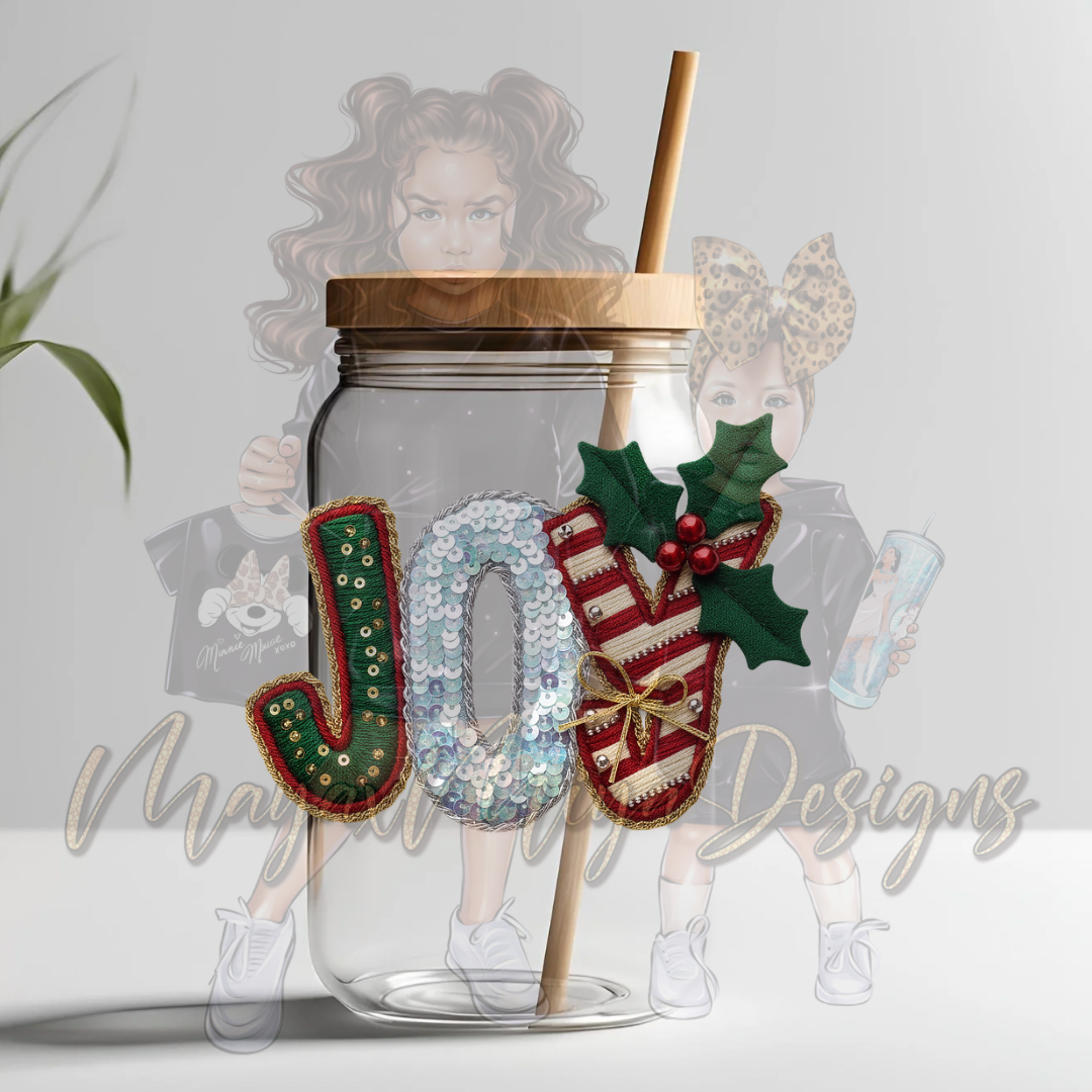CHRISTMAS JOY UVDTF DECAL
