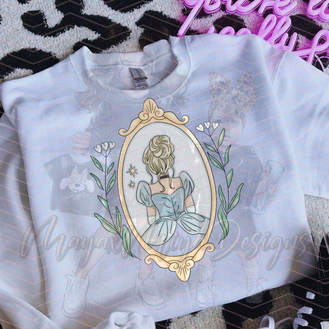 PRINCESS C MIRROR DTF TRANSFERS