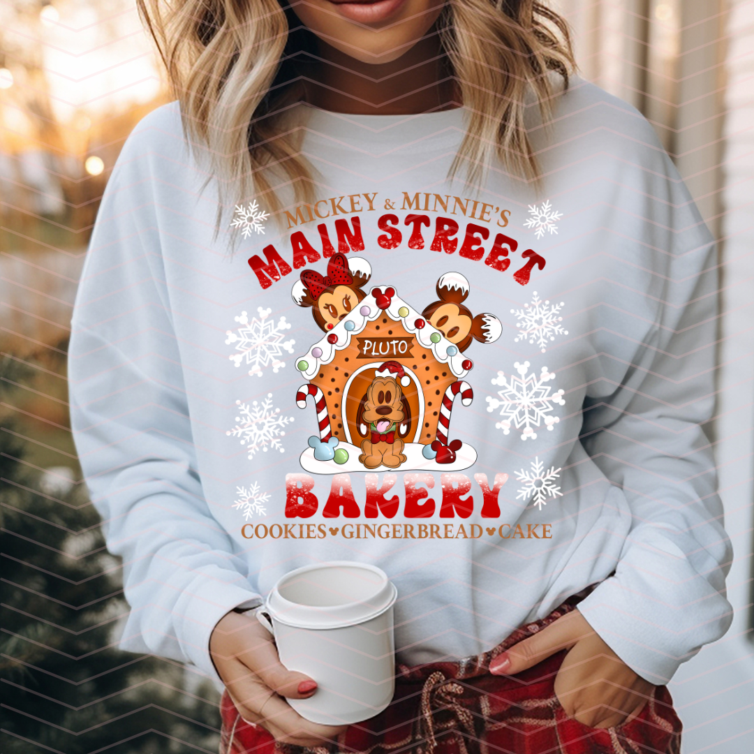 MAIN STREET BAKERY RED DTF TRANSFERS