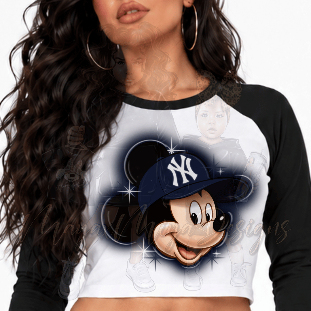 MMOUSE NY AIRBRUSH DTF TRANSFER
