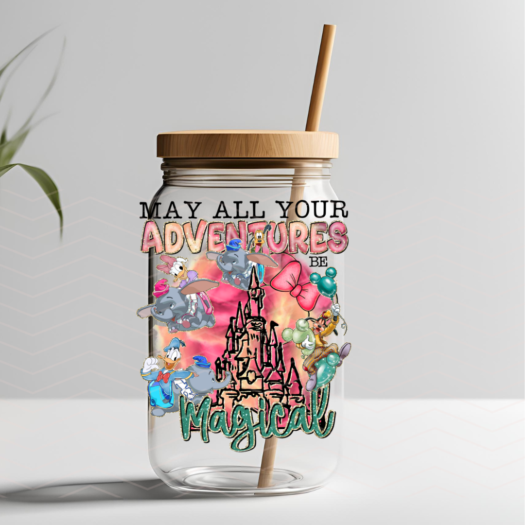 MAY ALL YOUR ADVENTURES BE MAGICAL UVDTF DECAL