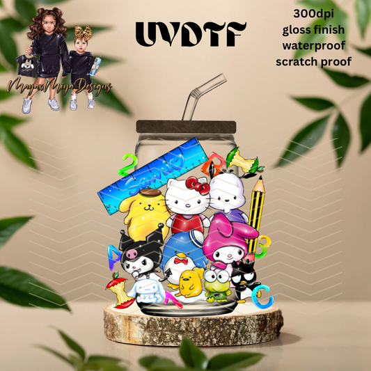 SR HK FRIENDS SCHOOL UVDTF DECAL