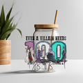 EVEN A VILLAN NEEDS 100 DAYS OF SCHOOL UVDTF DECAL