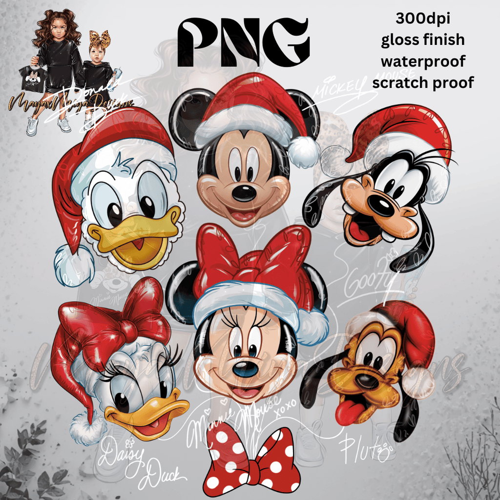 MFRIENDS XMAS BALLOONS W BOW WIDE PNG