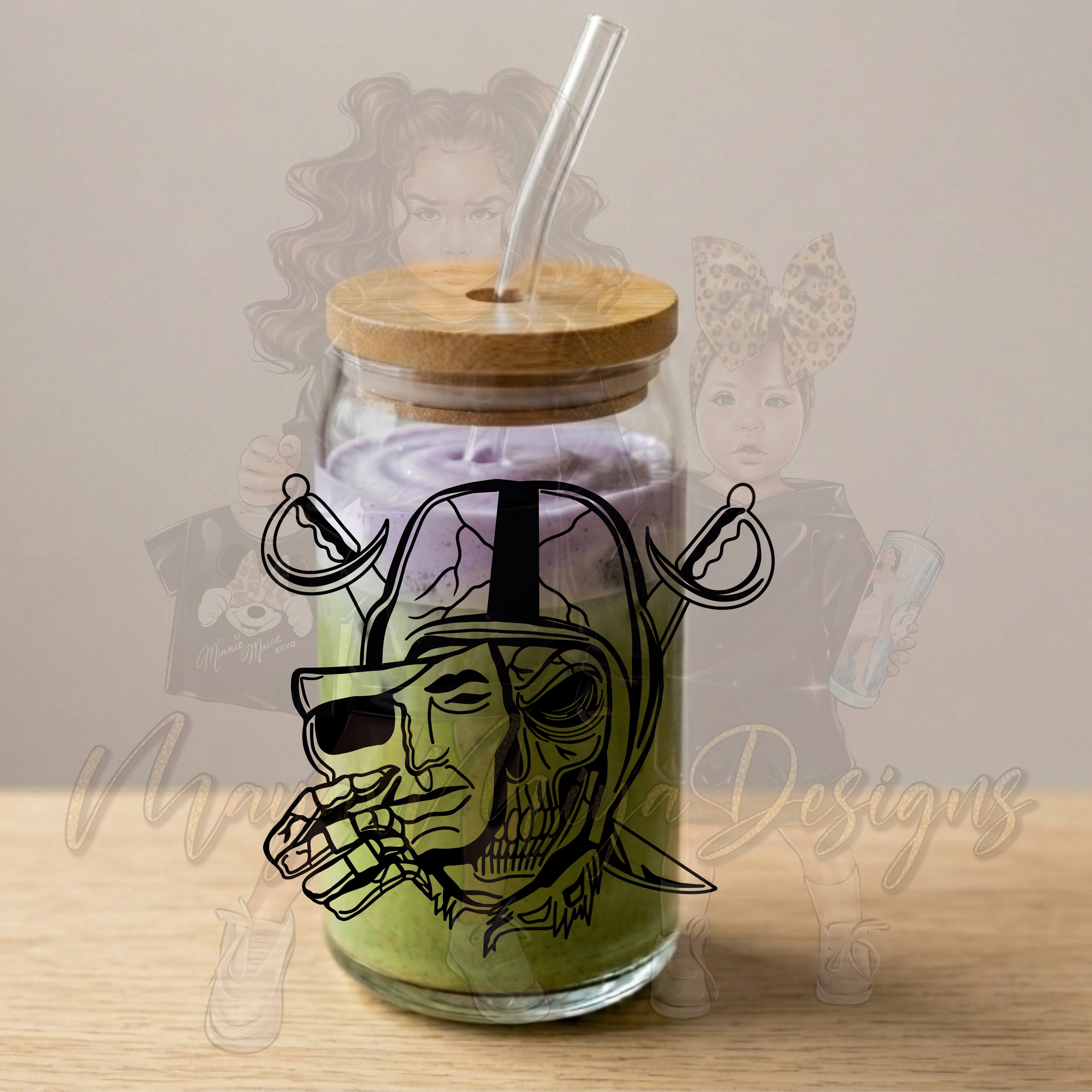 LV RDRS FACE UVDTF DECAL