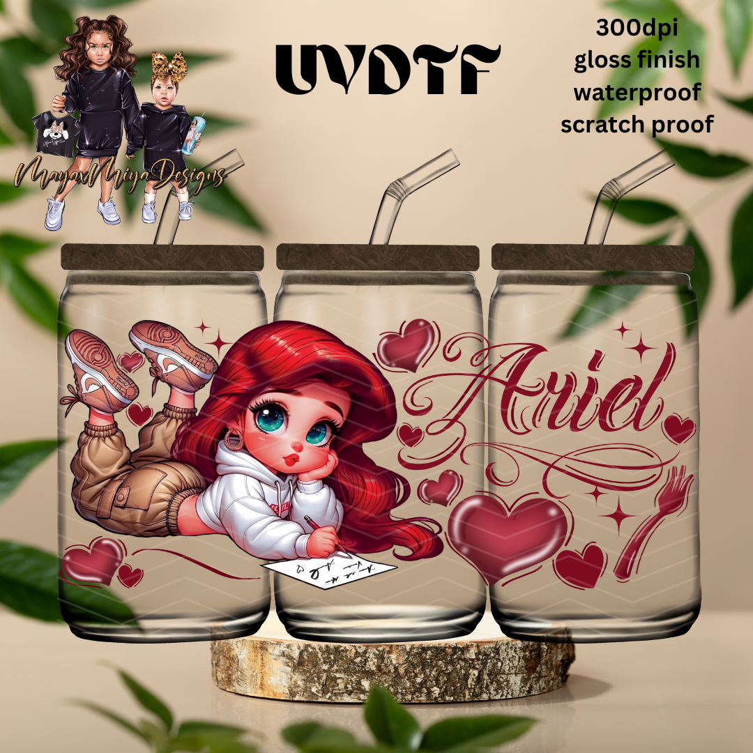 PRINCESS A AIRBRUSH UVDTF WRAP