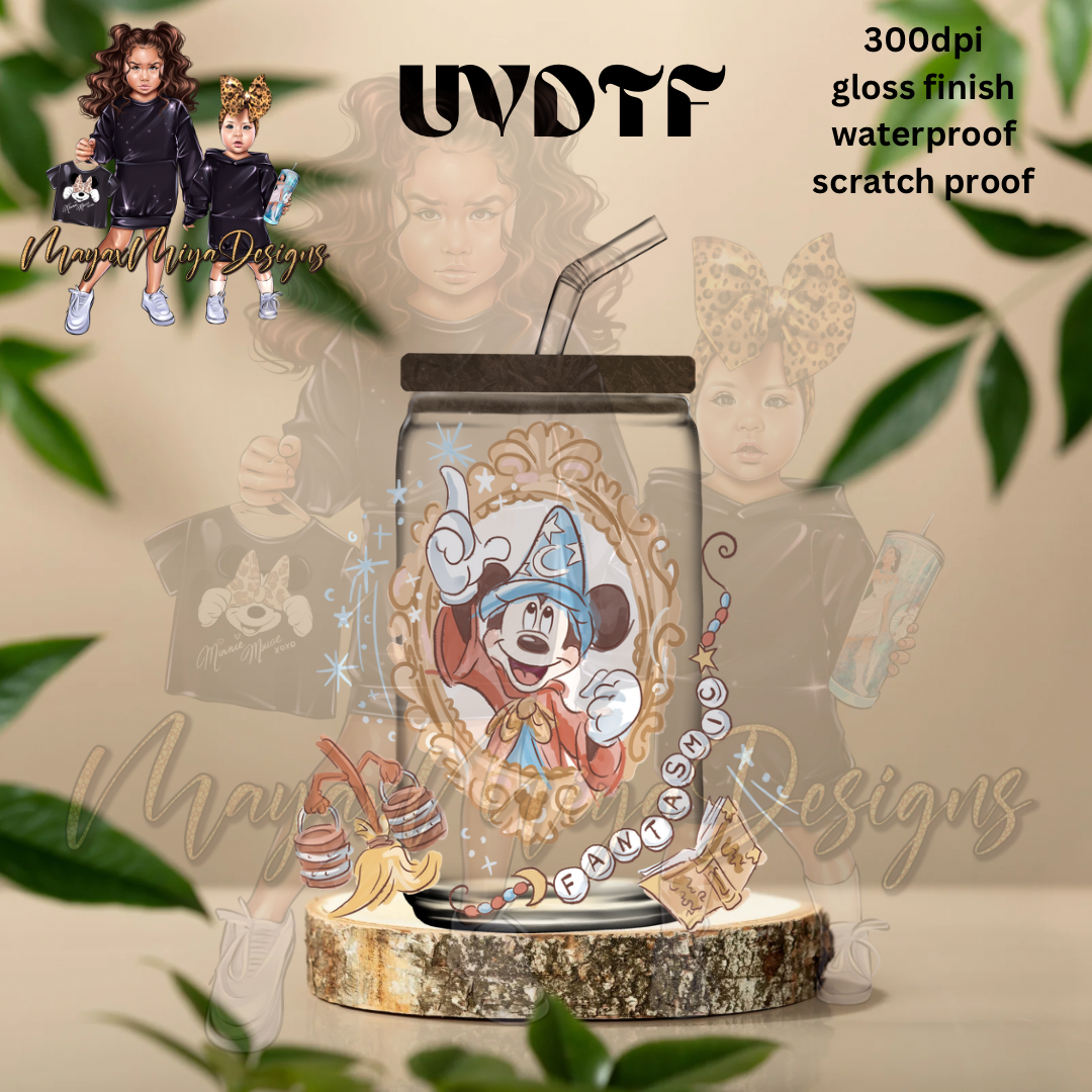 MAGICAL M MOUSE WIZARD UVDTF DECAL