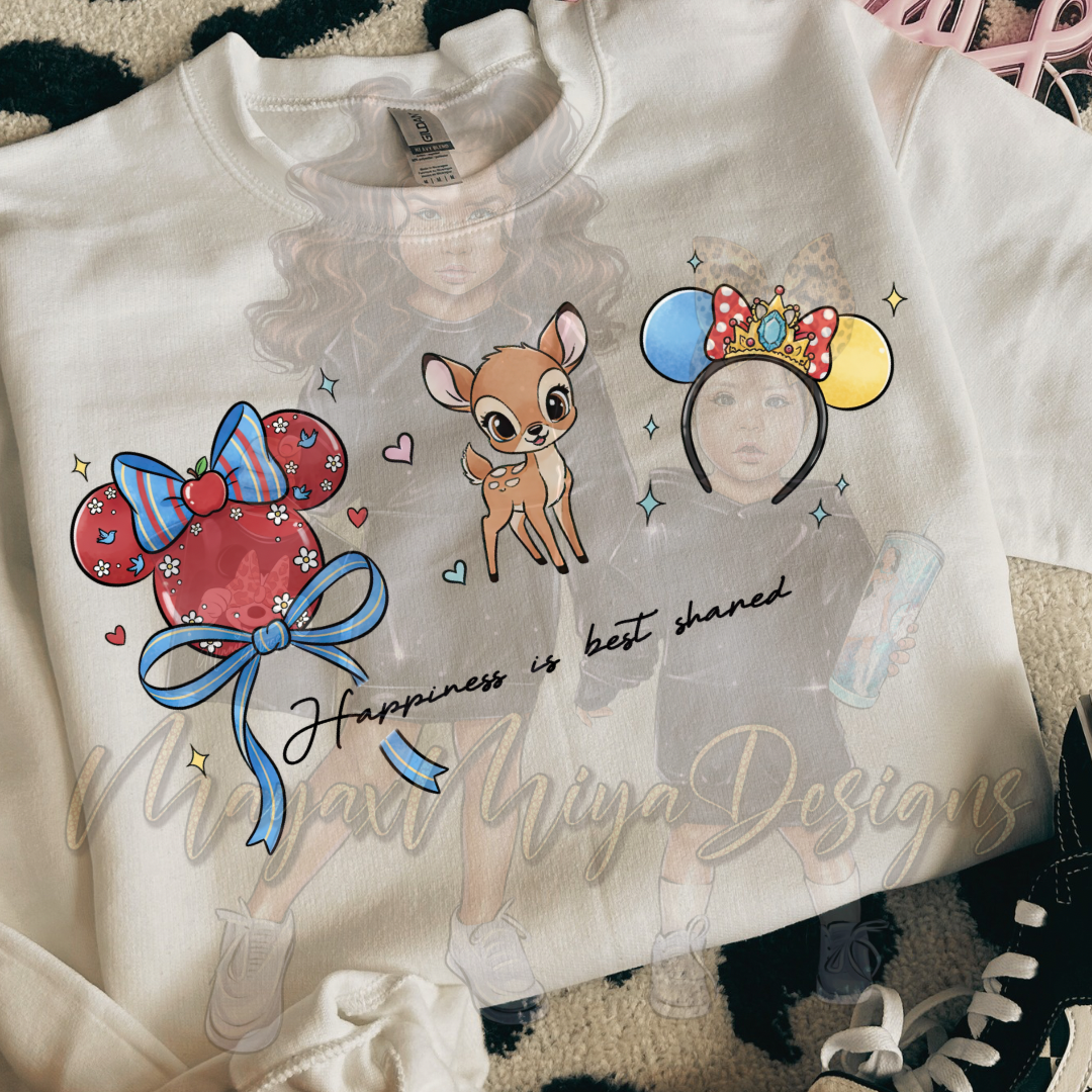 PRINCESS SW EARS DTF TRANSFERS FRONT POCKET