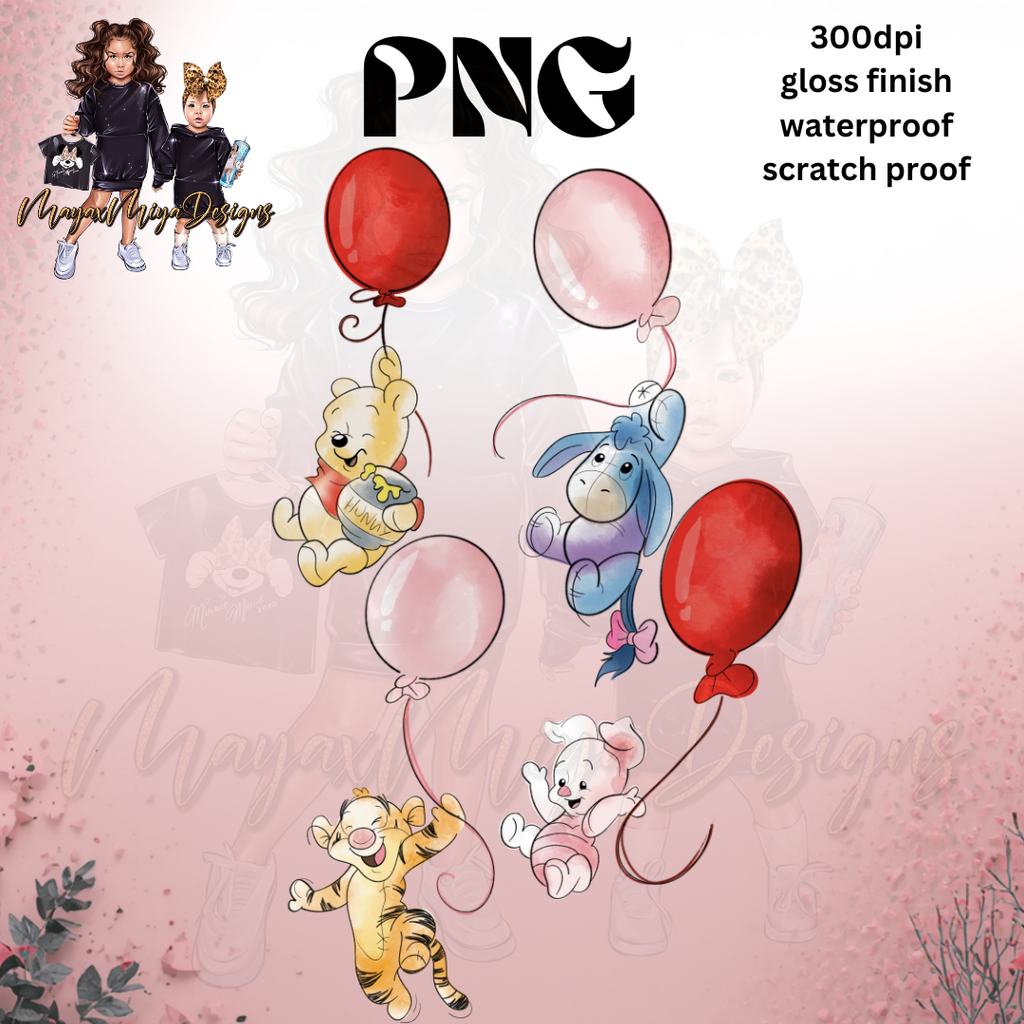 BBY WTP FRIENDS W BALLOONS PNG