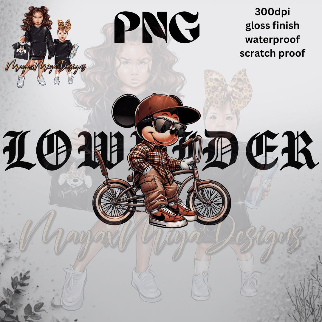 MMOUSE LWRDR BKE W LTRS PNG