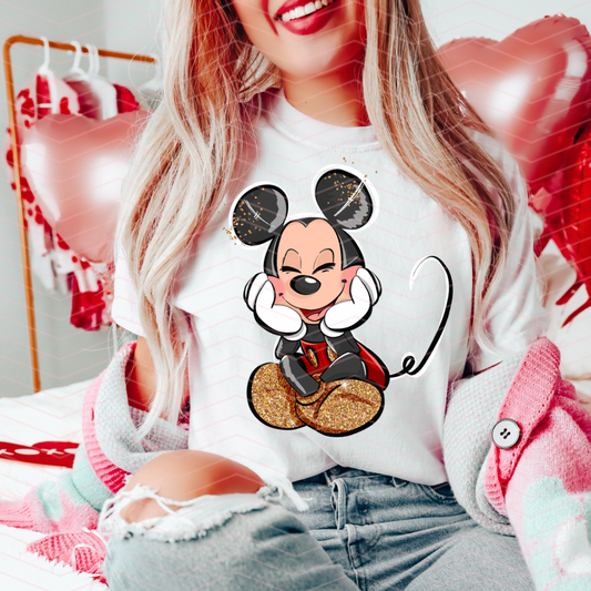 M MOUSE IN LOVE DTF TRANSFERS