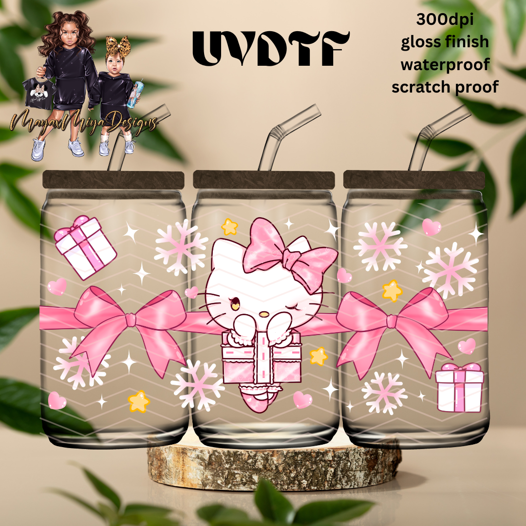 HK PINK XMAS UVDTF WRAP