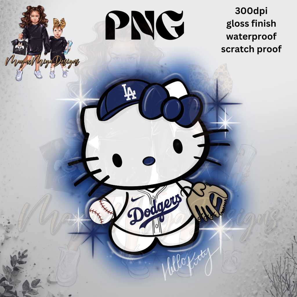 HK AIRBRUSH DODGERS FAN PNG