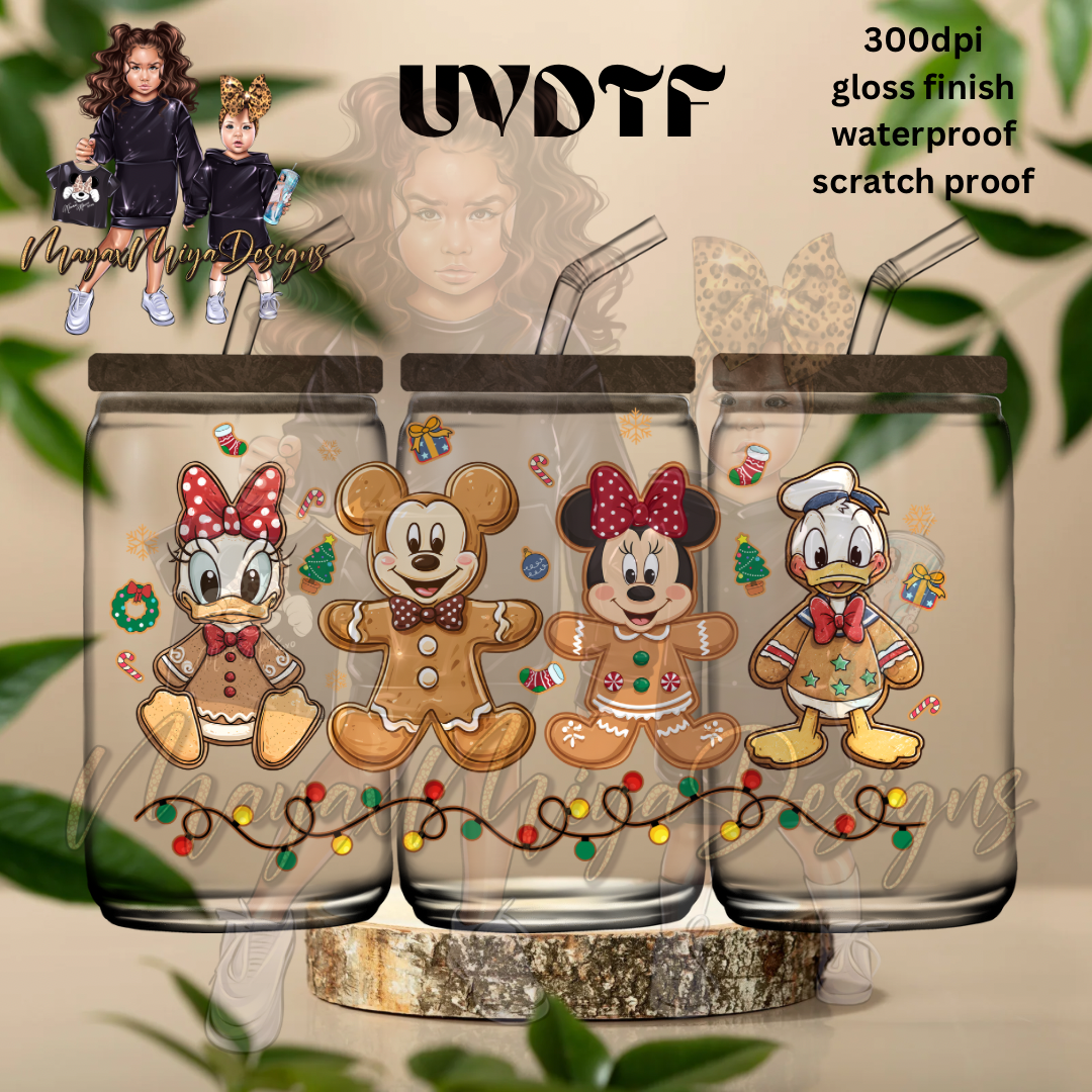 M MOUSE GINGER FRIENDS V2 UVDTF WRAP