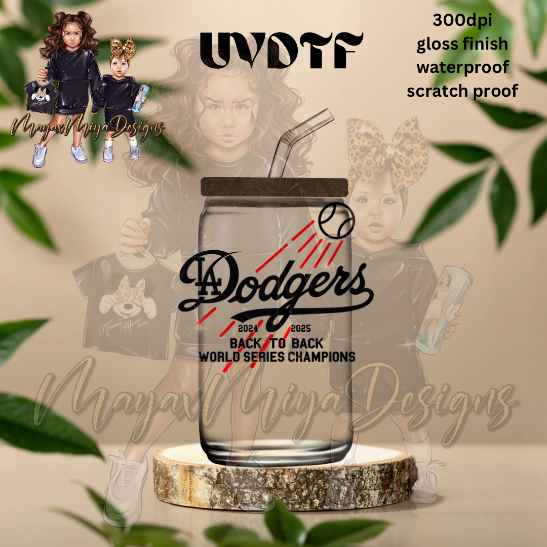 LAD 24 & 25 BACK TO BACK WS CHAMPIONS UVDTF DECAL