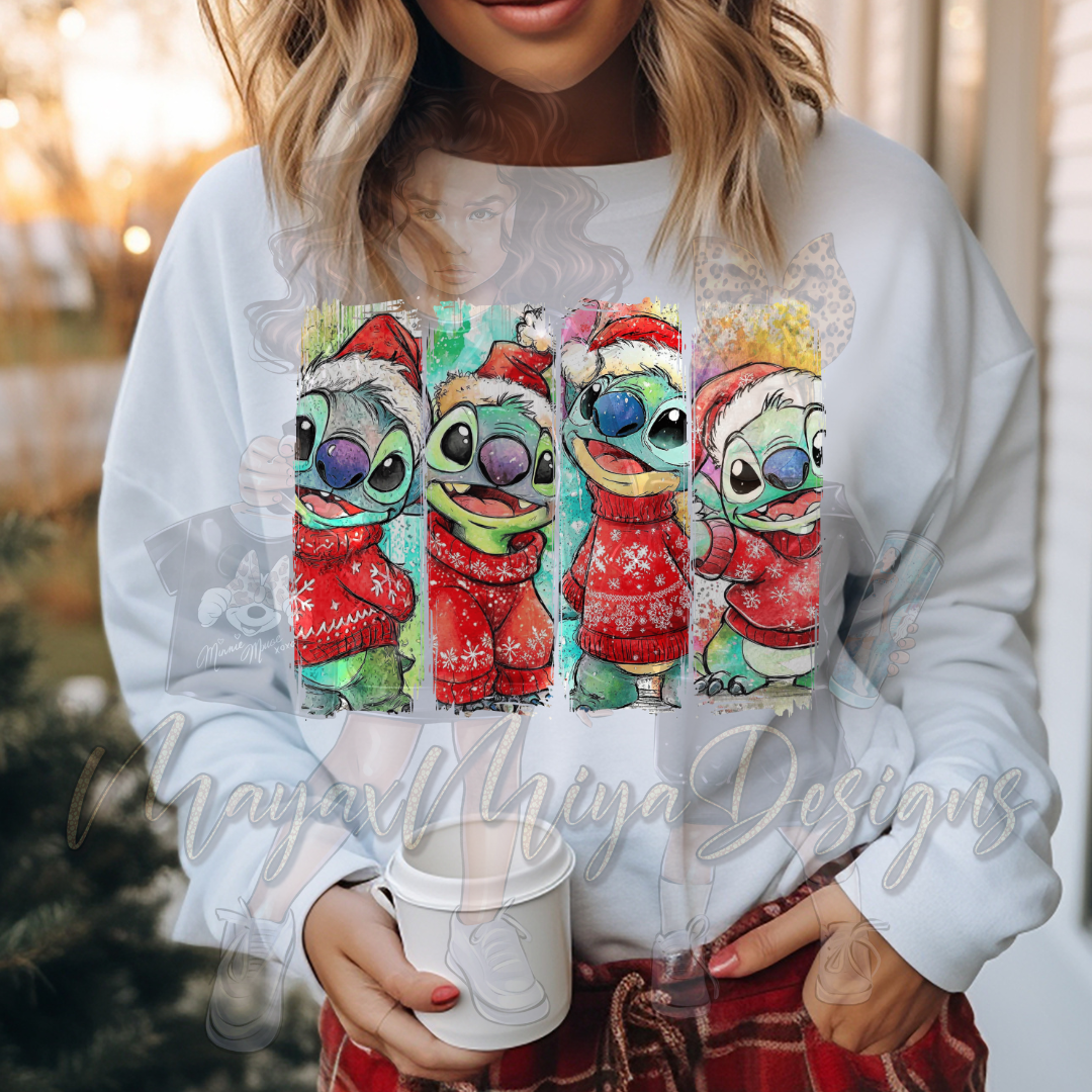 ST WITH CHRISTMAS SWEATER DTF TRANSFERS
