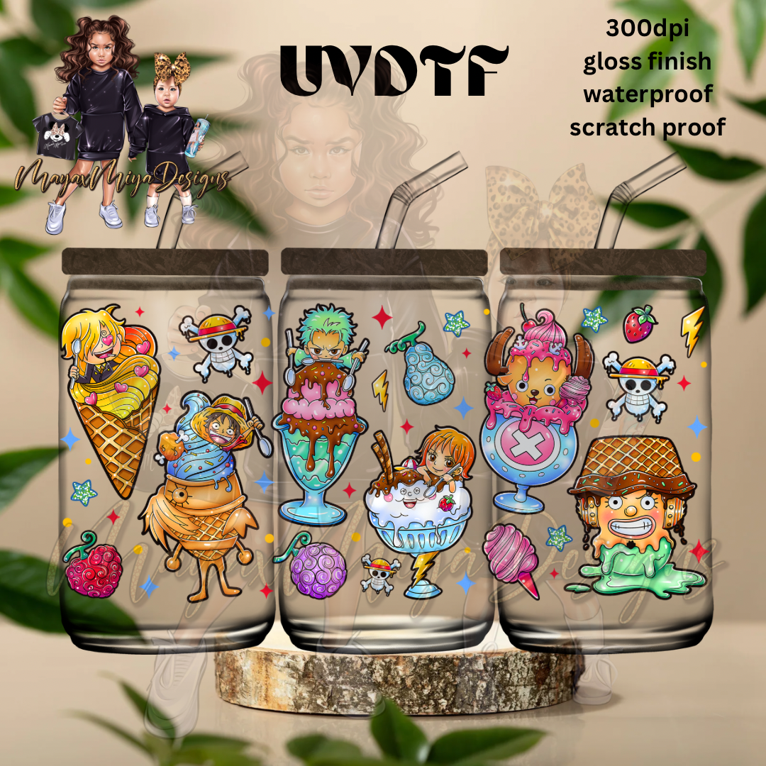 ONE PIECE ICE CREAM UVDTF WRAP