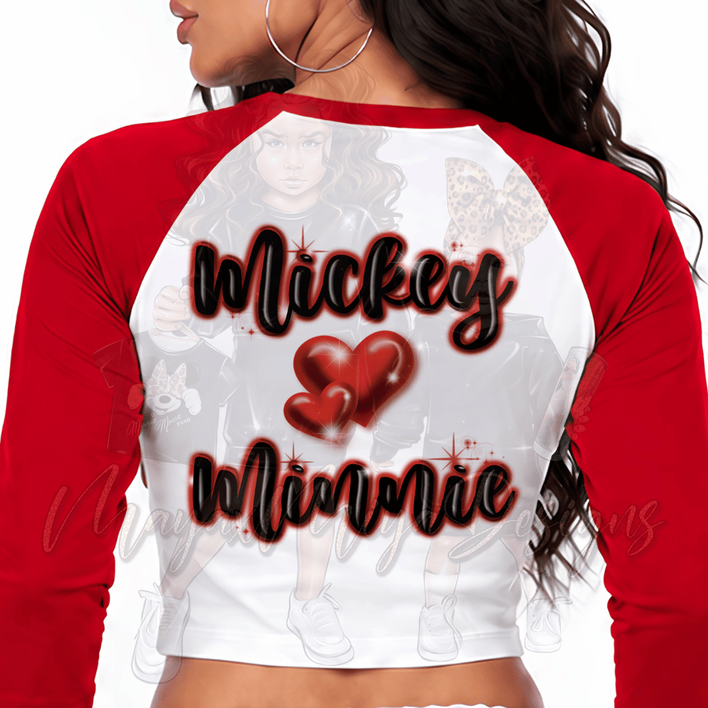 M LOVZ M RED DTF TRANSFER