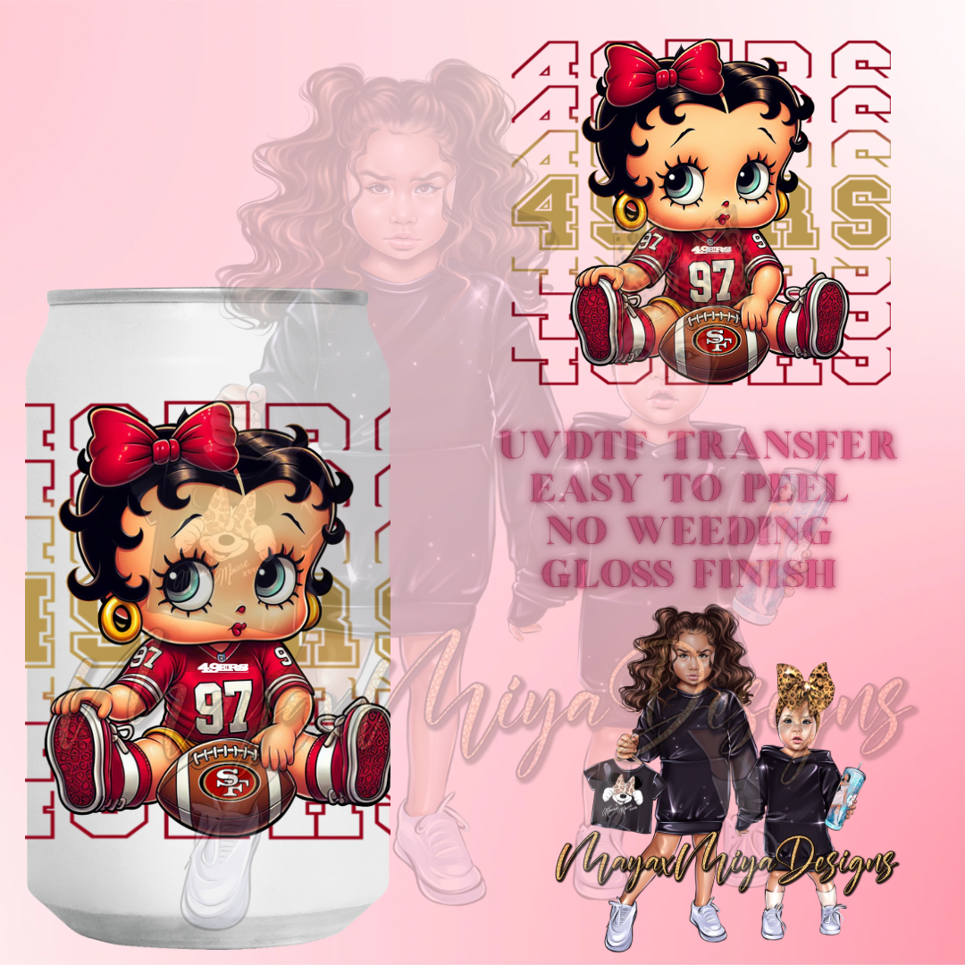 UVDTF BETTY B NINERS W Letters