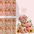 TEDDY BEAR PINK VIBES PNG