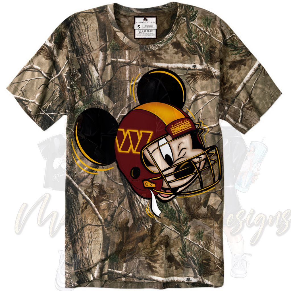 CUSTOM CAMO TEAM SHIRT