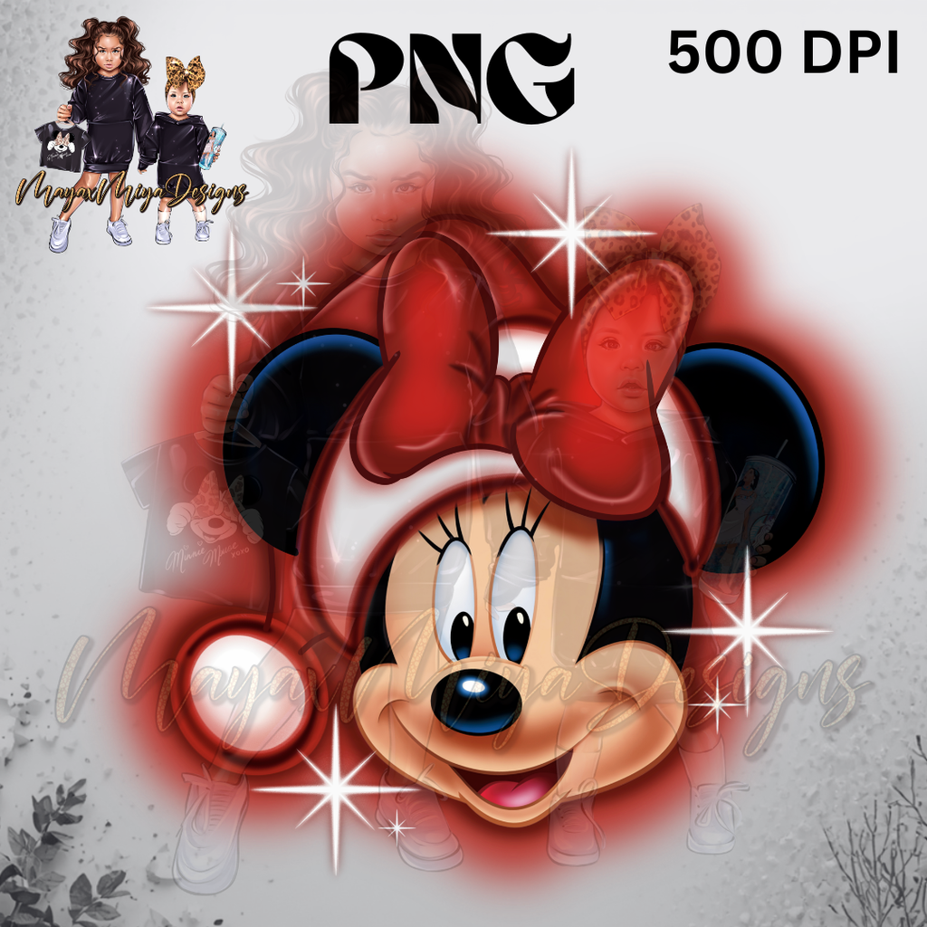 GIRL MMOUSE CHRISTMAS PNG