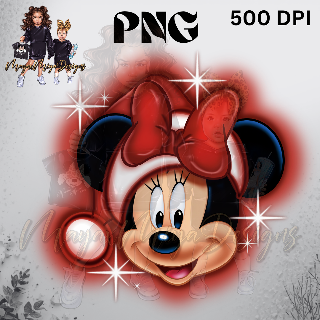 GIRL MMOUSE CHRISTMAS PNG