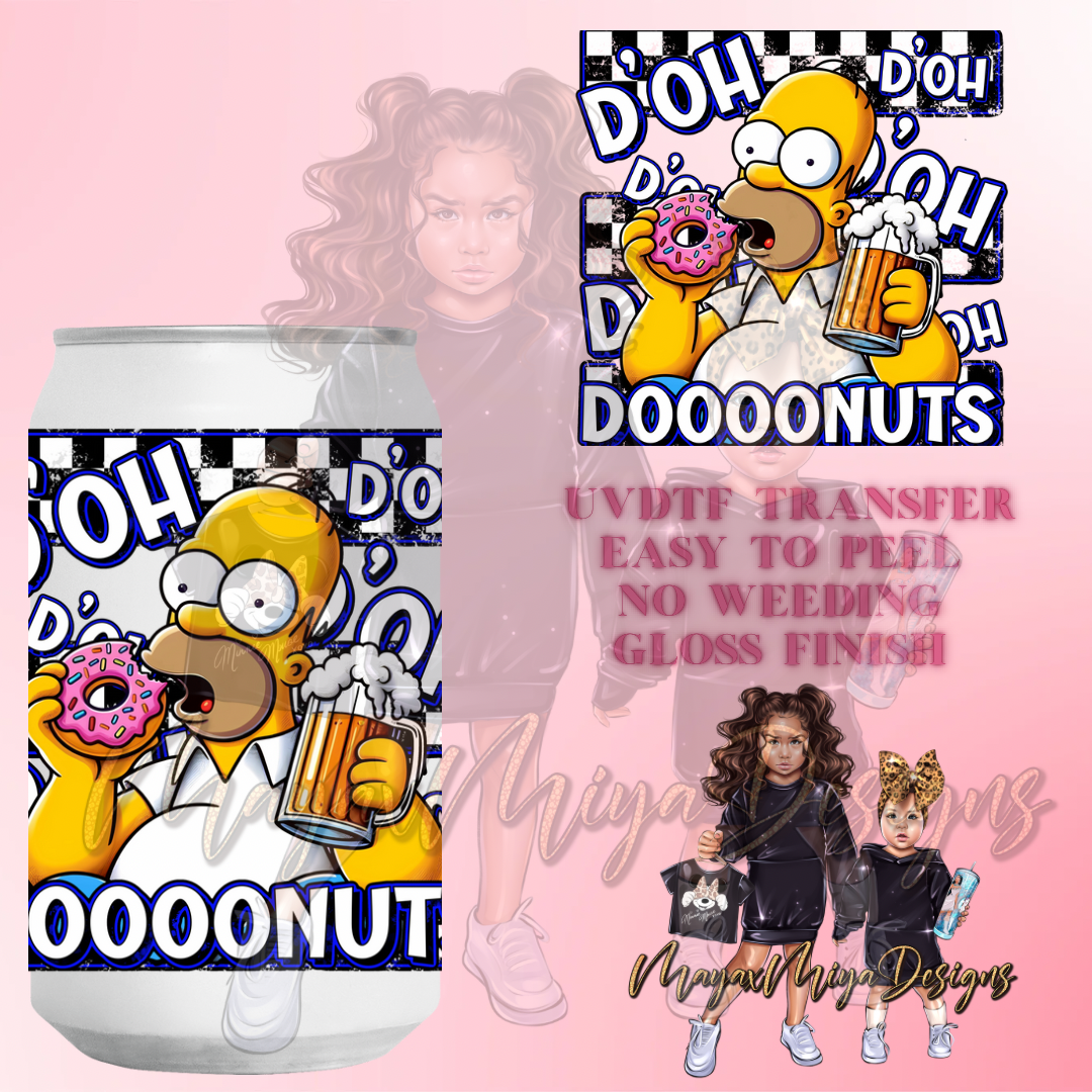 HOMER S UVDTF DECAL