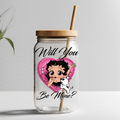 BETTY B WILL YOU BE MINE BLACK UVDTF DECAL