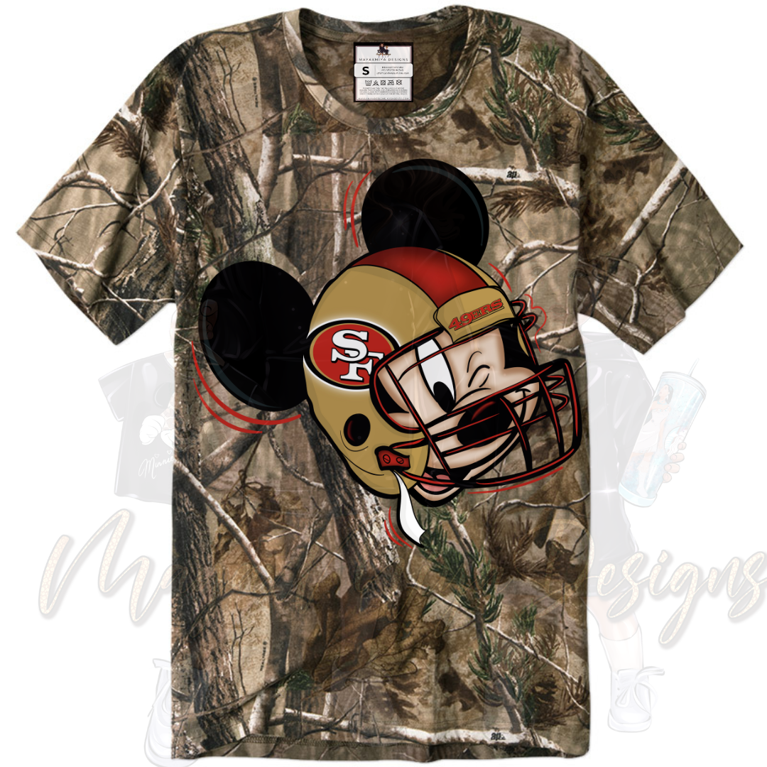 CUSTOM CAMO TEAM SHIRT