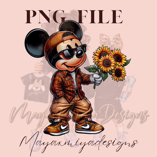 M W SUNFLOWERS PNG